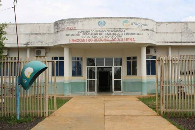Com baixo estoque de sangue e alguns tipos em nível crítico, Hemocentro de Vilhena faz apelo a doadores