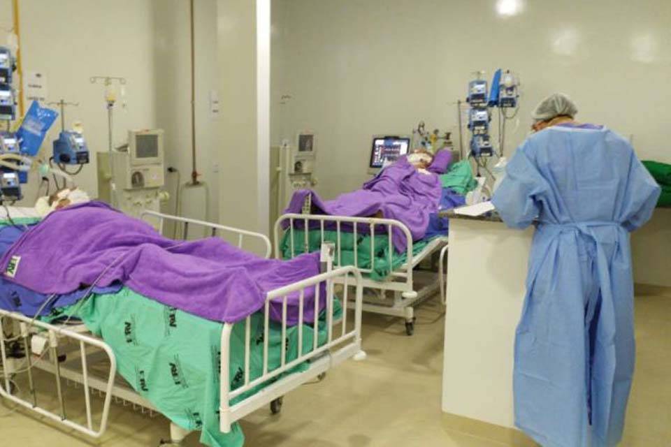 “Ala Covid” em Vilhena tem pacientes de várias cidades de Rondônia e até de outros Estados; 10 estão intubados na UTI