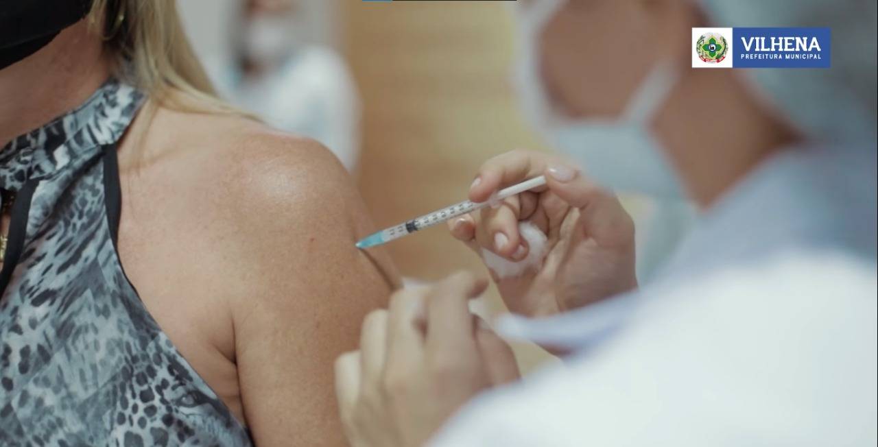 Vilhena já aplicou mais de 80% das doses recebidas de vacinas contra a Covid-19, segundo a prefeitura