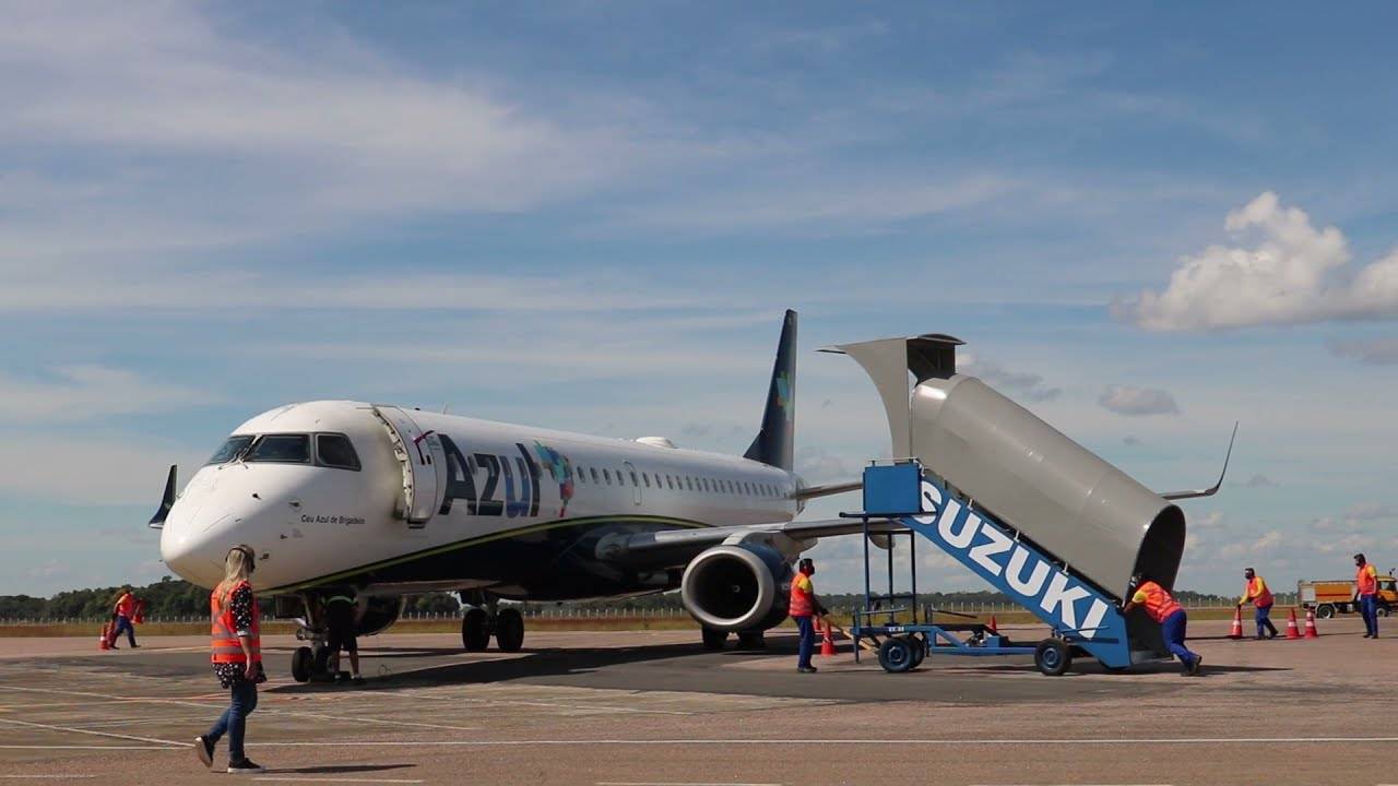 Vilhena e outras três cidades de Rondônia perderão voos da empresa aérea Azul a partir do mês de setembro