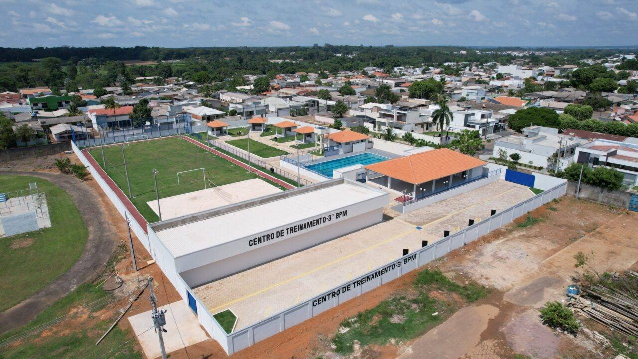 Governo de RO investe na construção de novo Centro de Treinamento da Polícia Militar, em Vilhena